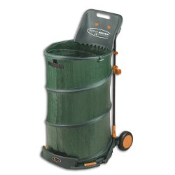 Bradas Chariot ramasse-feuilles multibin, pliable,160 litres
