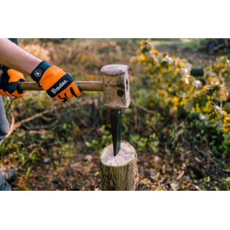 Bradas Coin de fendage, acier trempé, 1,5 kg, gris