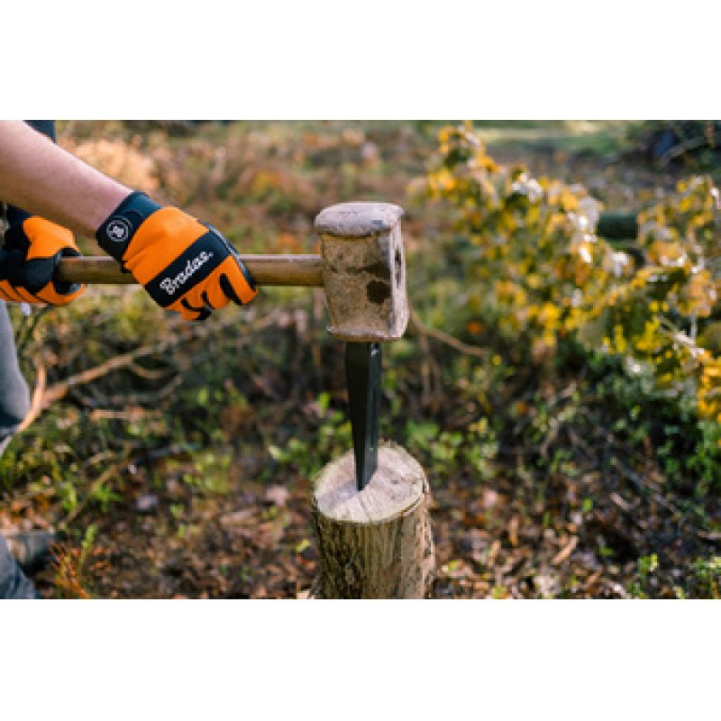 Bradas Coin de fendage, acier trempé, 2 kg, gris