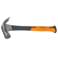 Bradas Marteau de charpentier, 450 g, anthracite/orange