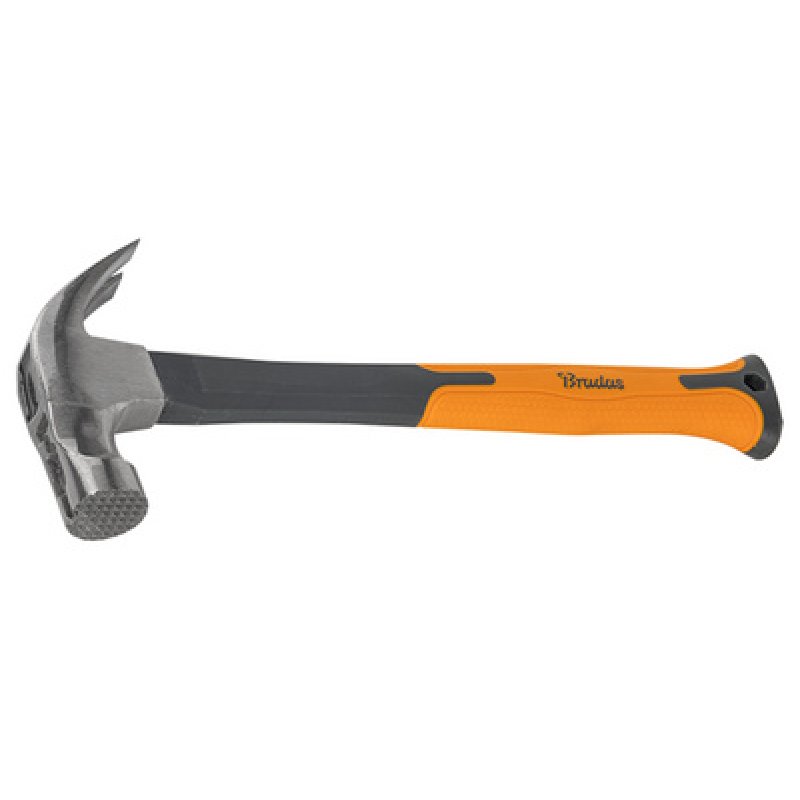 Bradas Marteau de charpentier, 450 g, anthracite/orange