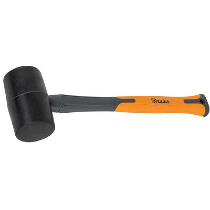 Bradas Maillet en caoutchouc, 450 g, anthracite/orange