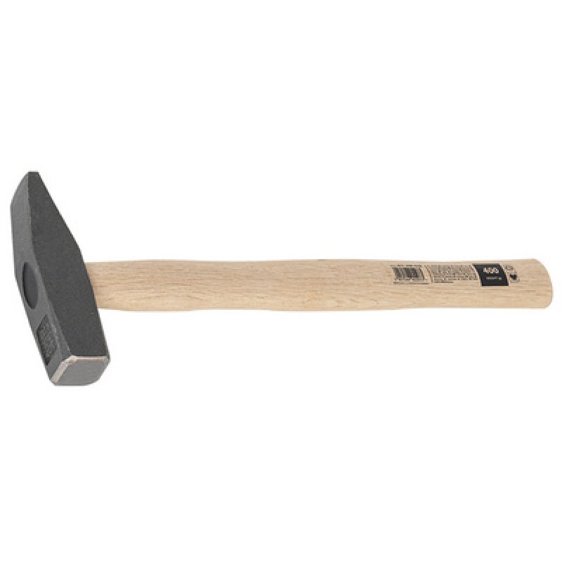 Bradas Marteau de serrurier, 300 g, avec manche en bois