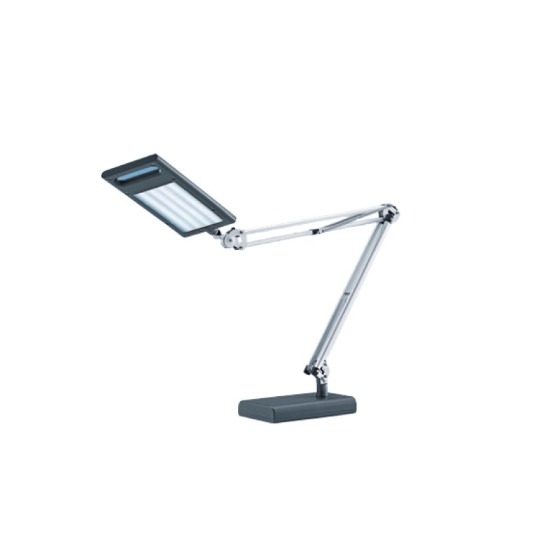 Hansa Lampe de bureau LED 4 Work, socle et pince, anthracite