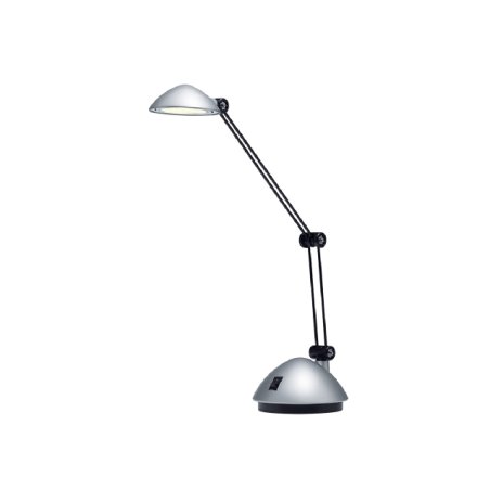 Hansa Lampe de bureau à LED Space, argent satiné