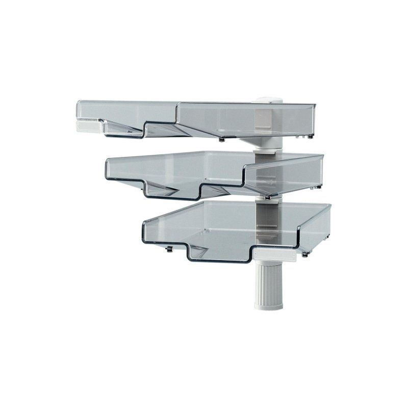 Hansa 41-5033.002 shelve Corner shelf Hanging mount Grey, Transparent