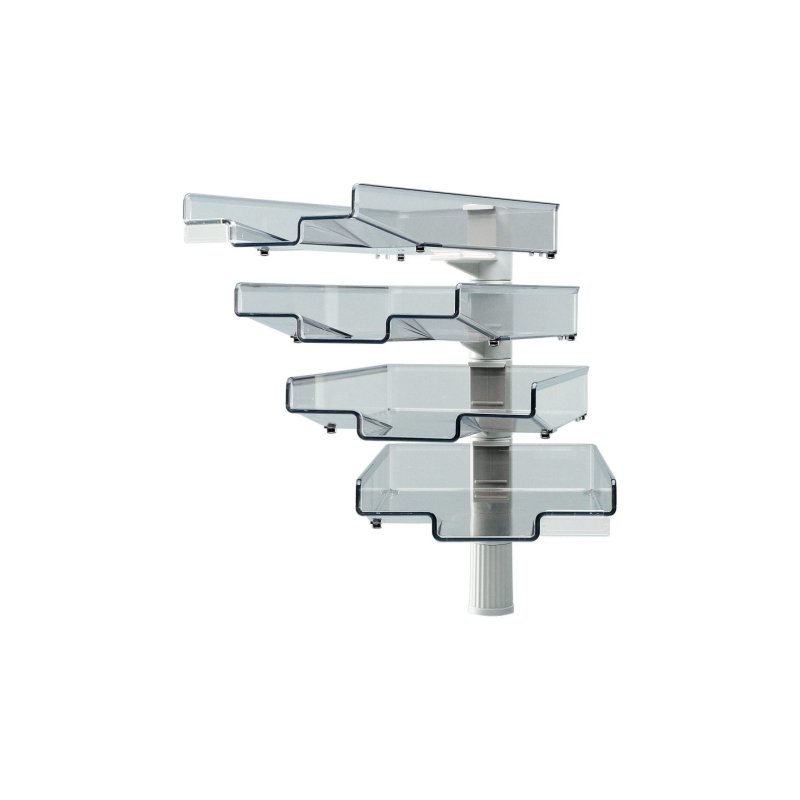 Hansa 41-5034.002 étagères Etagère d'angle Support de fixation Noir, Gris