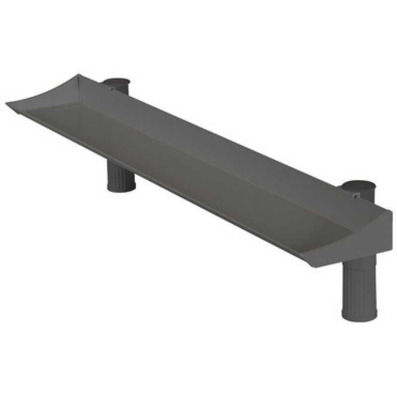 Hansa Support de rangement pour bureau Uno Top Board, gris