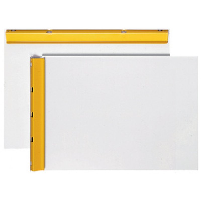 Hansa Porte-bloc, en aluminium, A4 portrait, gris