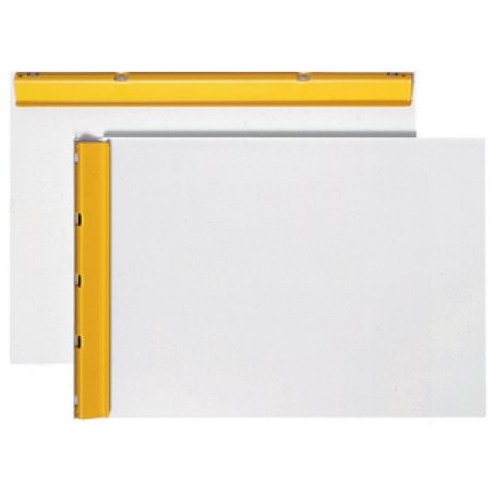 Hansa Porte-bloc, en aluminium, A4 portrait, gris