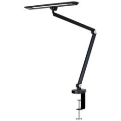Hansa Lampe de bureau à LED "Zirkon", à pince, noir