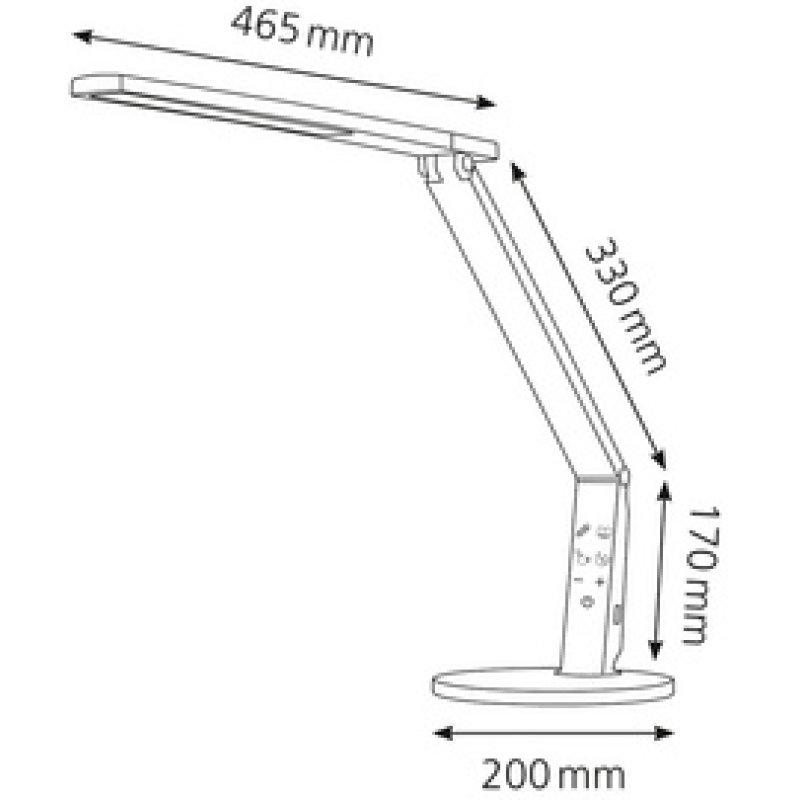 Hansa Lampe de bureau LED "Vario Plus", blanc