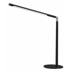 Hansa Lampe de bureau à LED "Aura", avec socle, noir
