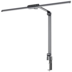 Hansa Lampe de bureau à LED "Flow", avec pince, anthracite