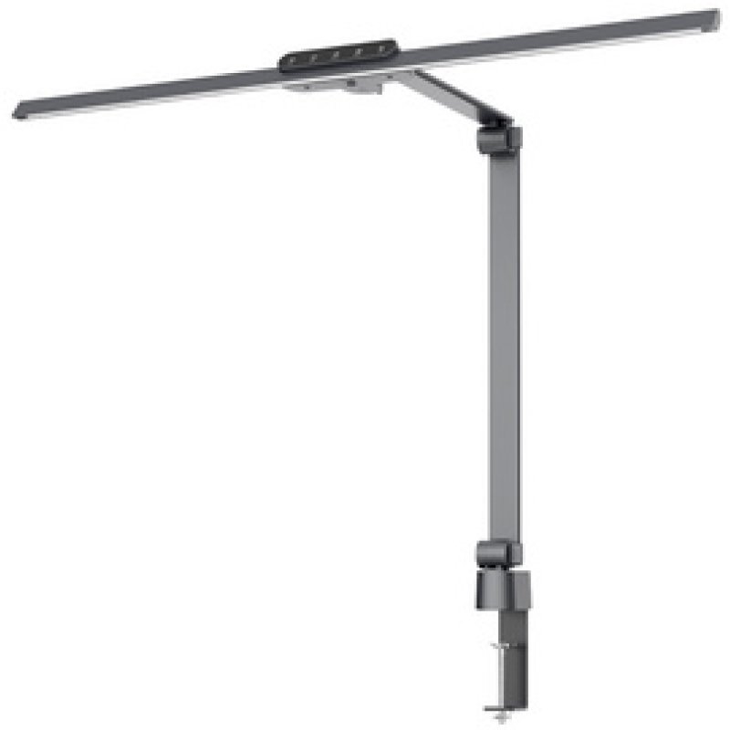Hansa Lampe de bureau à LED "Flow", avec pince, anthracite