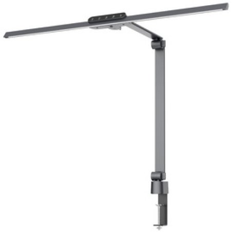 Hansa Lampe de bureau à LED "Flow", avec pince, anthracite