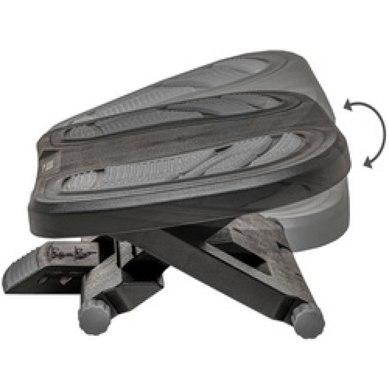 Hansa Repose-pieds Footness "Comfort DUO", noir/gris