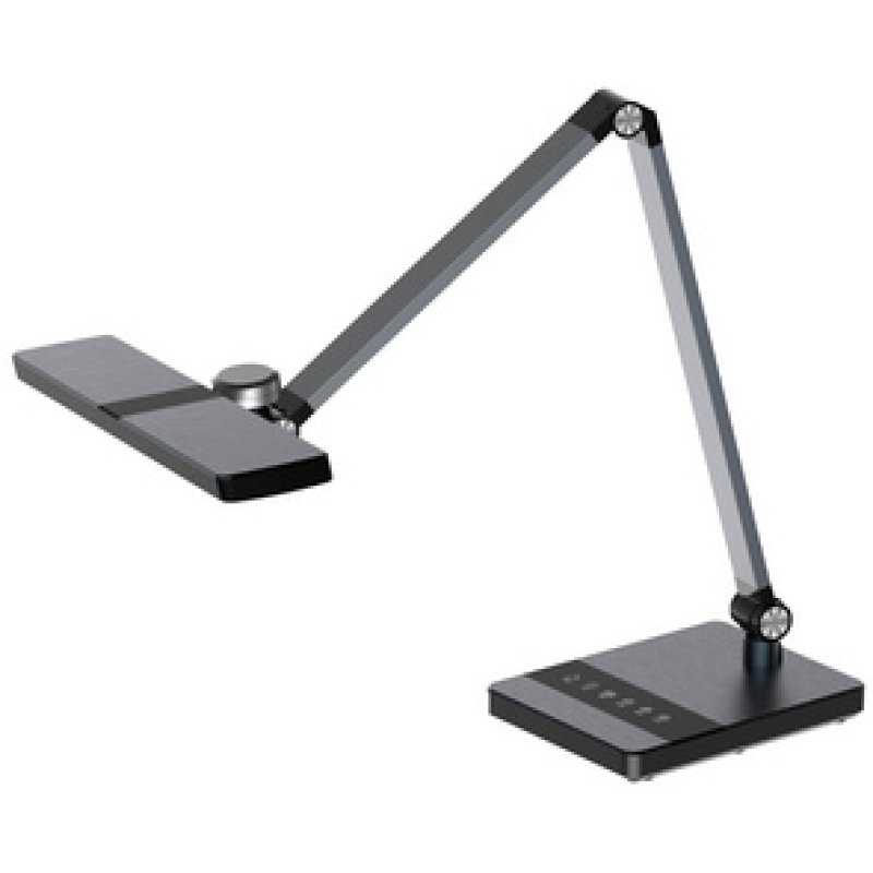 Hansa Lampe de bureau à LED Nimbus, pied, noir