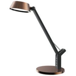 Hansa Lampe de bureau à LED Glow, pied, cuivre