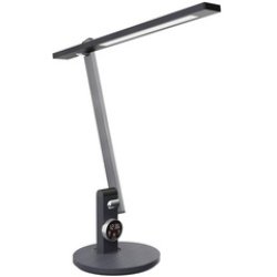 Hansa Lampe de bureau à LED Beam, pied, gris foncé