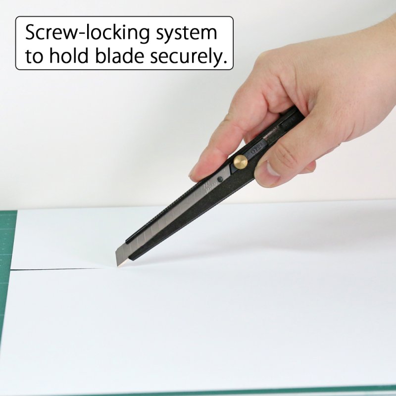 NT Cutter S-202P utility knife Black Snap-off blade knife