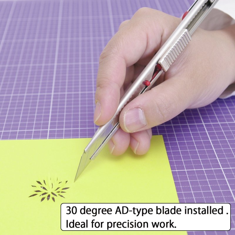 NT Cutter AD-2P couteau à lame rétractable Argent Couteau à lame universelle