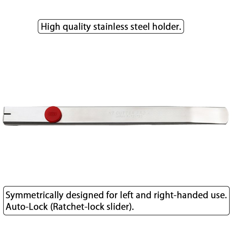 NT Cutter AD-2P couteau à lame rétractable Argent Couteau à lame universelle