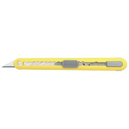NT Cutter A553P, boîtier en plastique, jaune