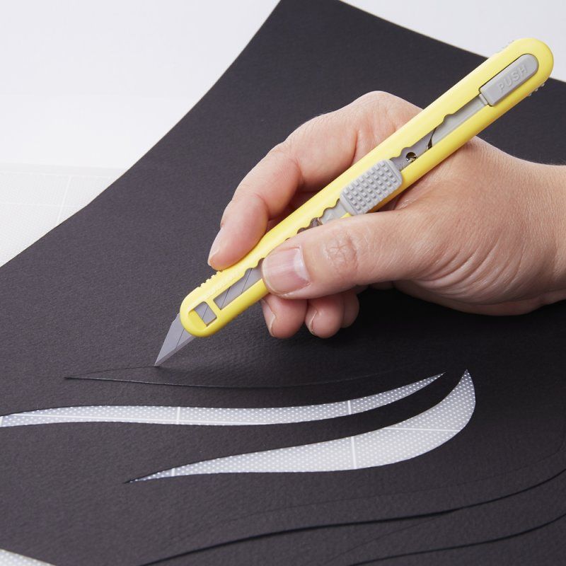 NT Cutter A553P Yellow Snap-off blade knife