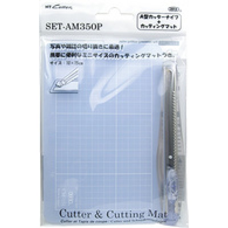 NT Kit cutter et tapis de découpe Set-AM350P, bleu