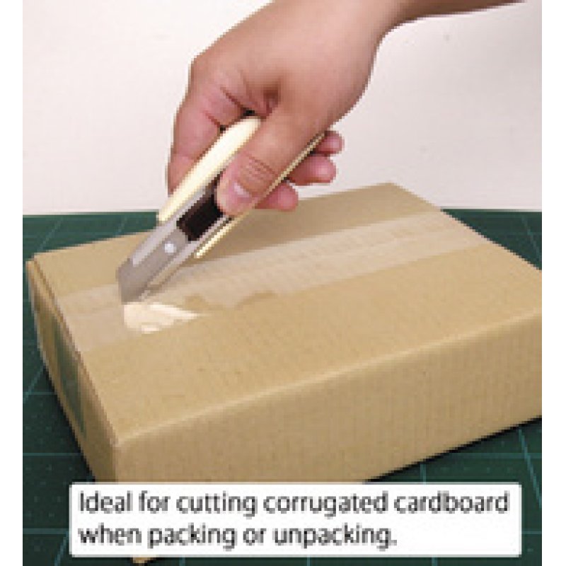 NT Cutter ZL-1P, boîtier en plastique, lame de 18 mm, ivoire