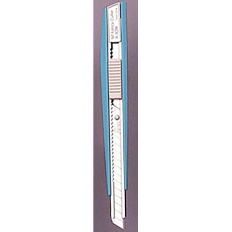 NT Cutter A-301RP (B), boîter en plastique, 9 mm, bleu