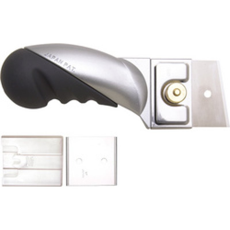 NT Cutter KT-2000GP, boîtier en aluminium, argent/noir