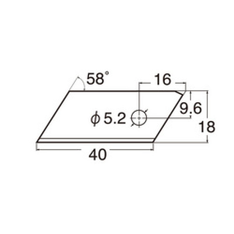 NT Cutter Lame de rechange BZL11P