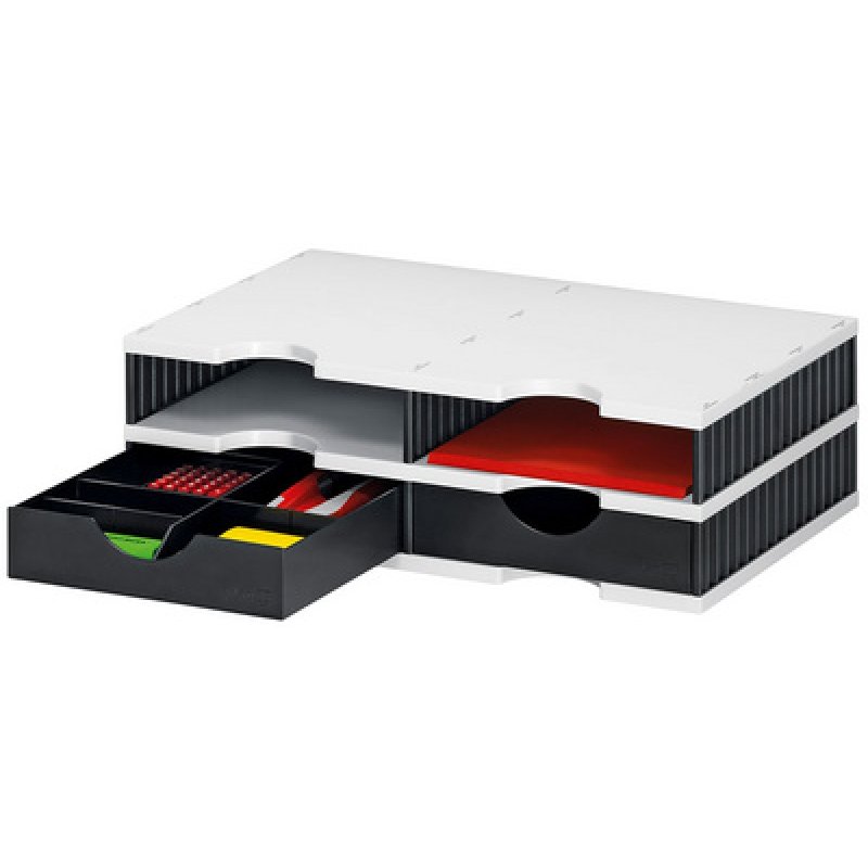 styro Station de classement styrodoc duo, 4 compartiments,