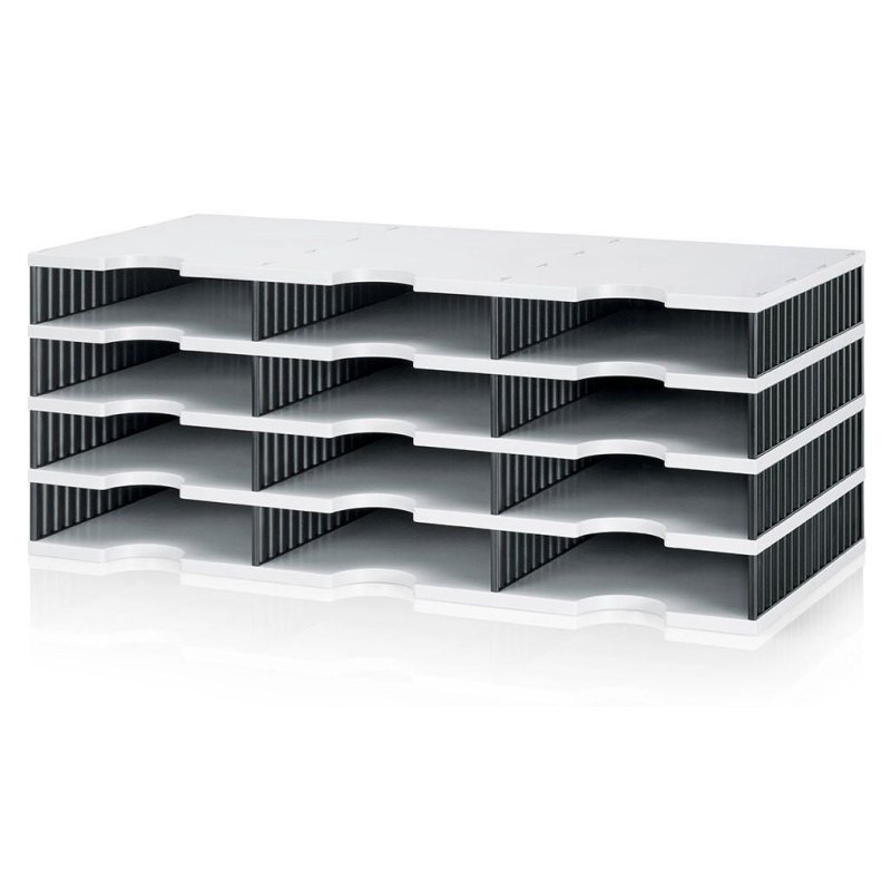 styro Module de base styrodoc trio, 12 compartiments,