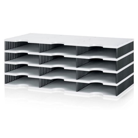 styro Module de base styrodoc trio, 12 compartiments,