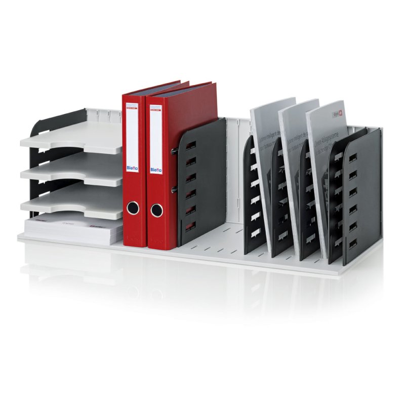 Styro 282-03407.98 desk drawer organizer Polystyrol Black, Grey