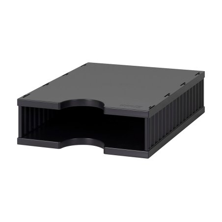 Styro 268-0101.99 bac de rangement de bureau Polystyrène Noir