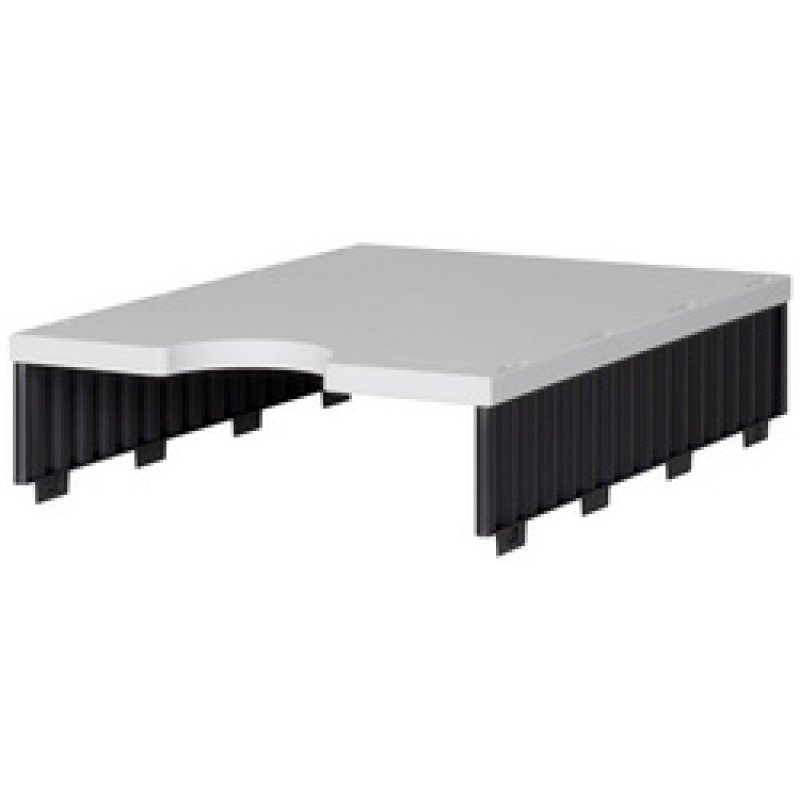 styro Unité d'extension styrodoc uno, 2 compartiments, noir/