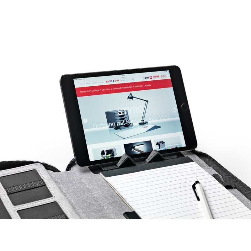 Dufco 48-2016.000 tablet case 25.4 cm (10") Flip case Grey
