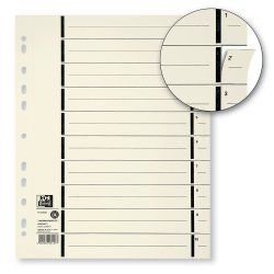 Oxford 400004671 divider Cardboard Beige 10 pc(s)