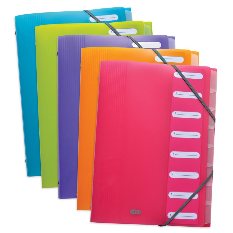 Elba Trieur School Life A4 8P PP Assorti