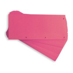 ELBA Intercalaires Duo, en carton, 240 x 105 mm, rose