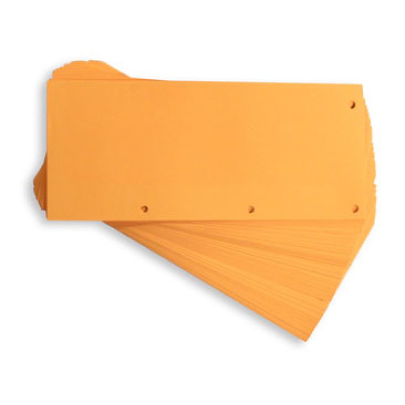 Oxford Intercalaires Duo, en carton, 240 x 105 mm, orange