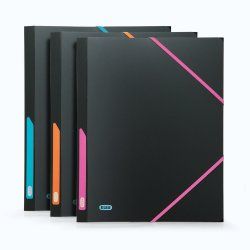 Elba 400018512 folder Polypropylene (PP) Black, Blue, Orange, Pink A4