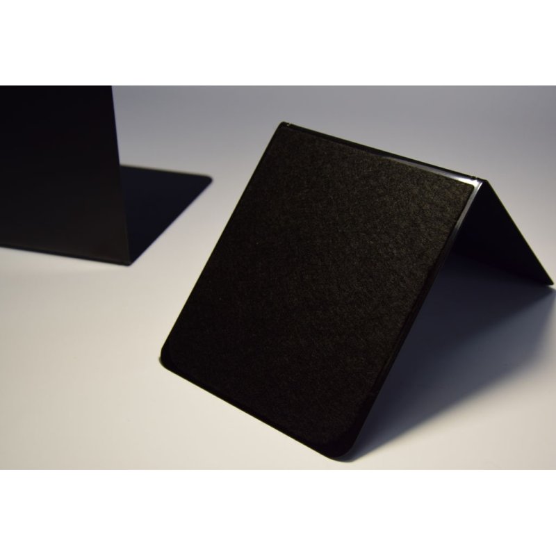 MAUL Serre-livres avec protection des surfaces, noir