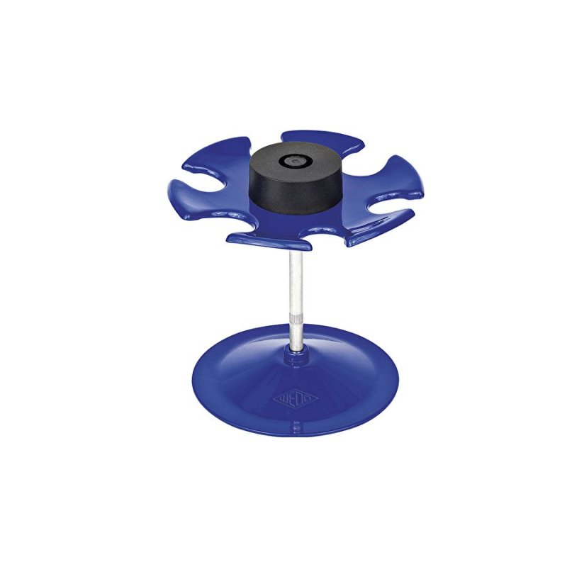 WEDO Porte-timbres, pour 6 timbres, rond, bleu