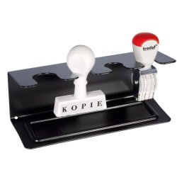 WEDO Porte-timbres, pour 4 timbres, droit, noir