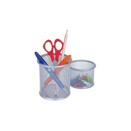 Wedo 65 454 porte crayons et stylos Métal Argent